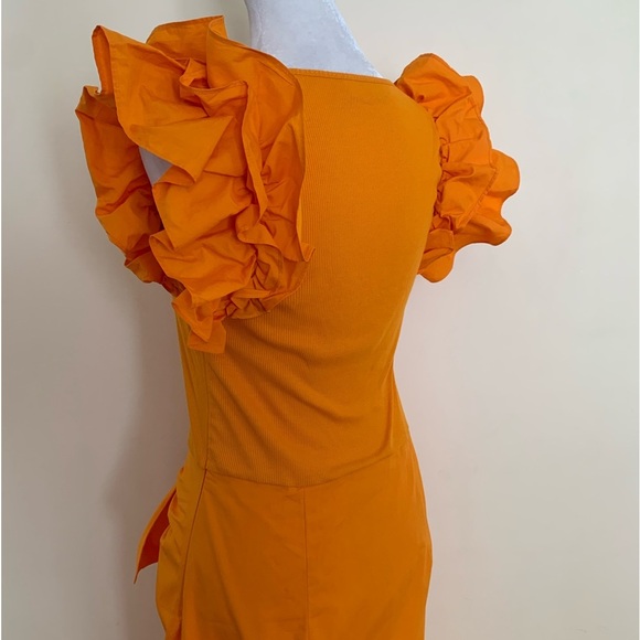 Ulla Johnson Isabella Dress in Marigold - Picture 9 of 14